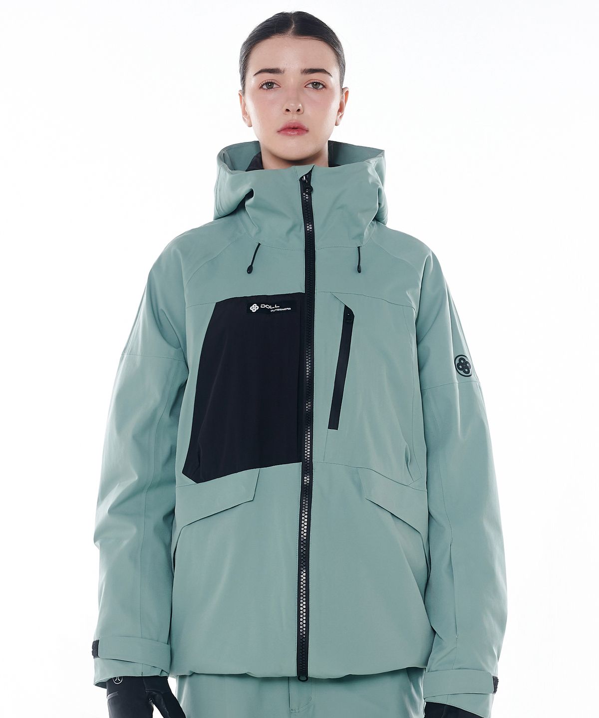 돌아우터웨어(DOLL OUTERWEAR) 2425 클라로 보드복 자켓 그린 남녀공용