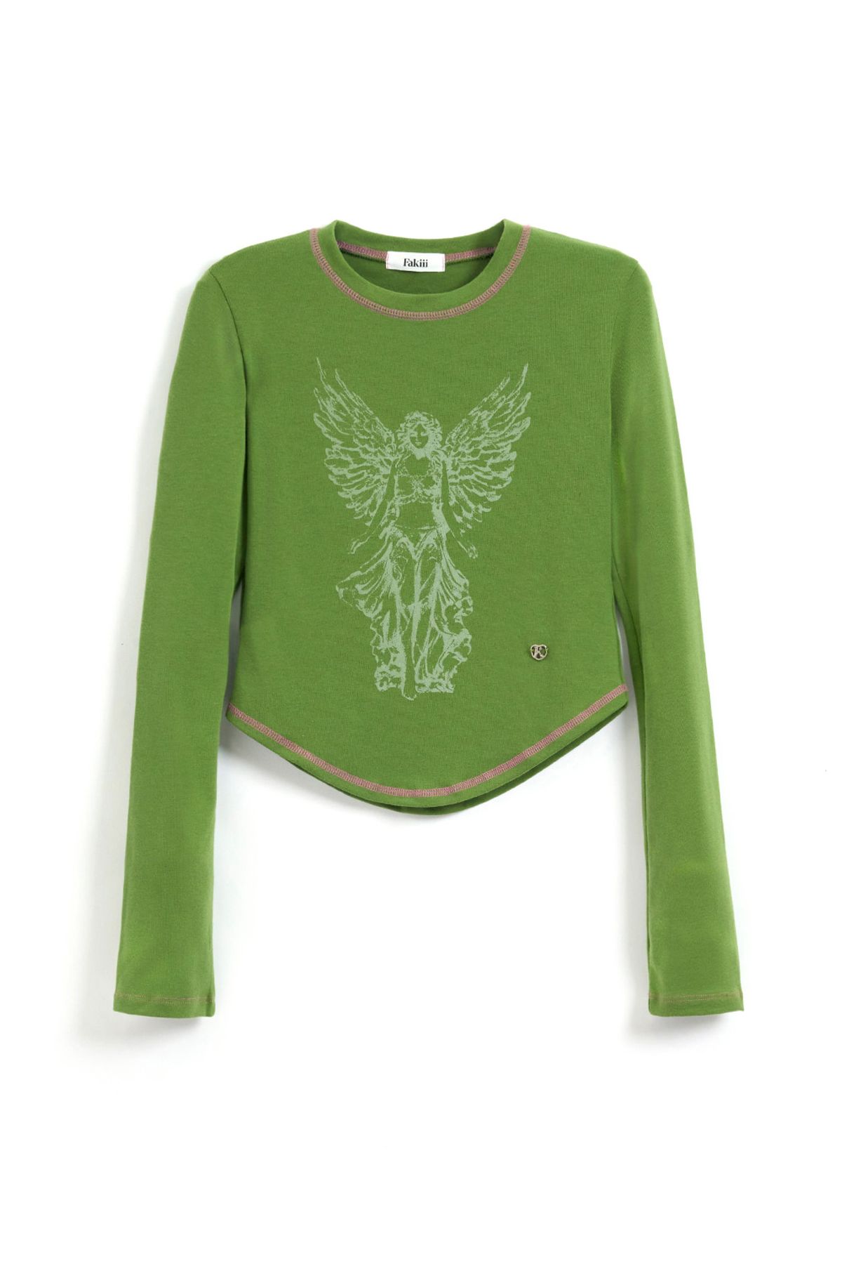 페이키(FAKIII) Angel Blessing T-shirt_Green