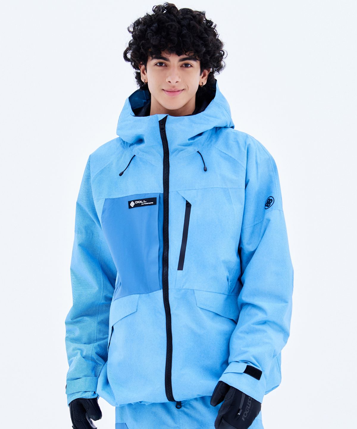 돌아우터웨어(DOLL OUTERWEAR) 2425 클라로 보드복 자켓 데님 프린트 남녀공용