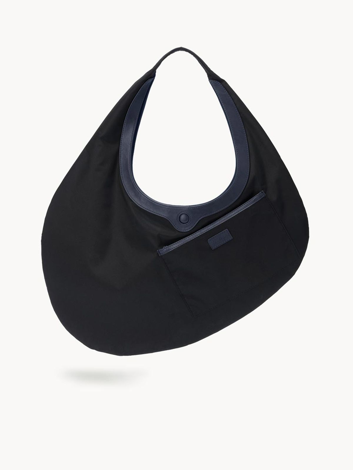 벤앤쿠(VENANDQU) Pebble Shoulder Bag - Reversed Navy  (Nylon)