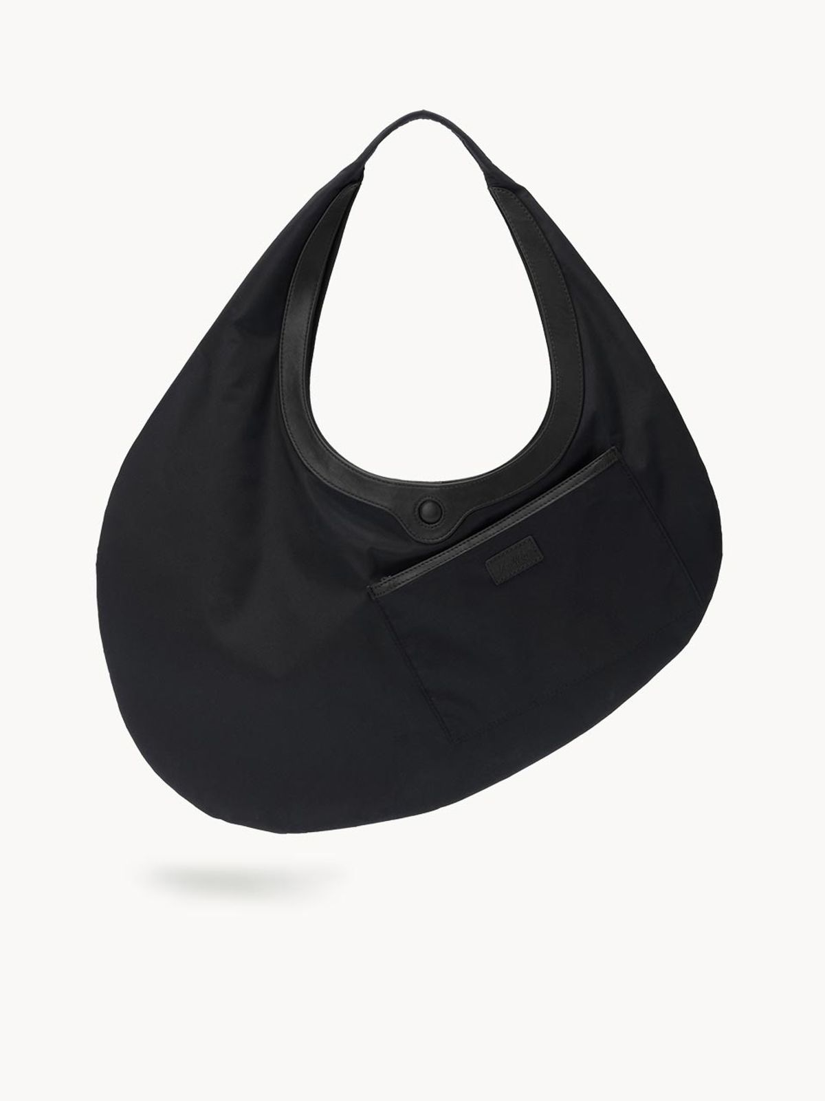 벤앤쿠(VENANDQU) Pebble Shoulder Bag - Reversed Black (Nylon)