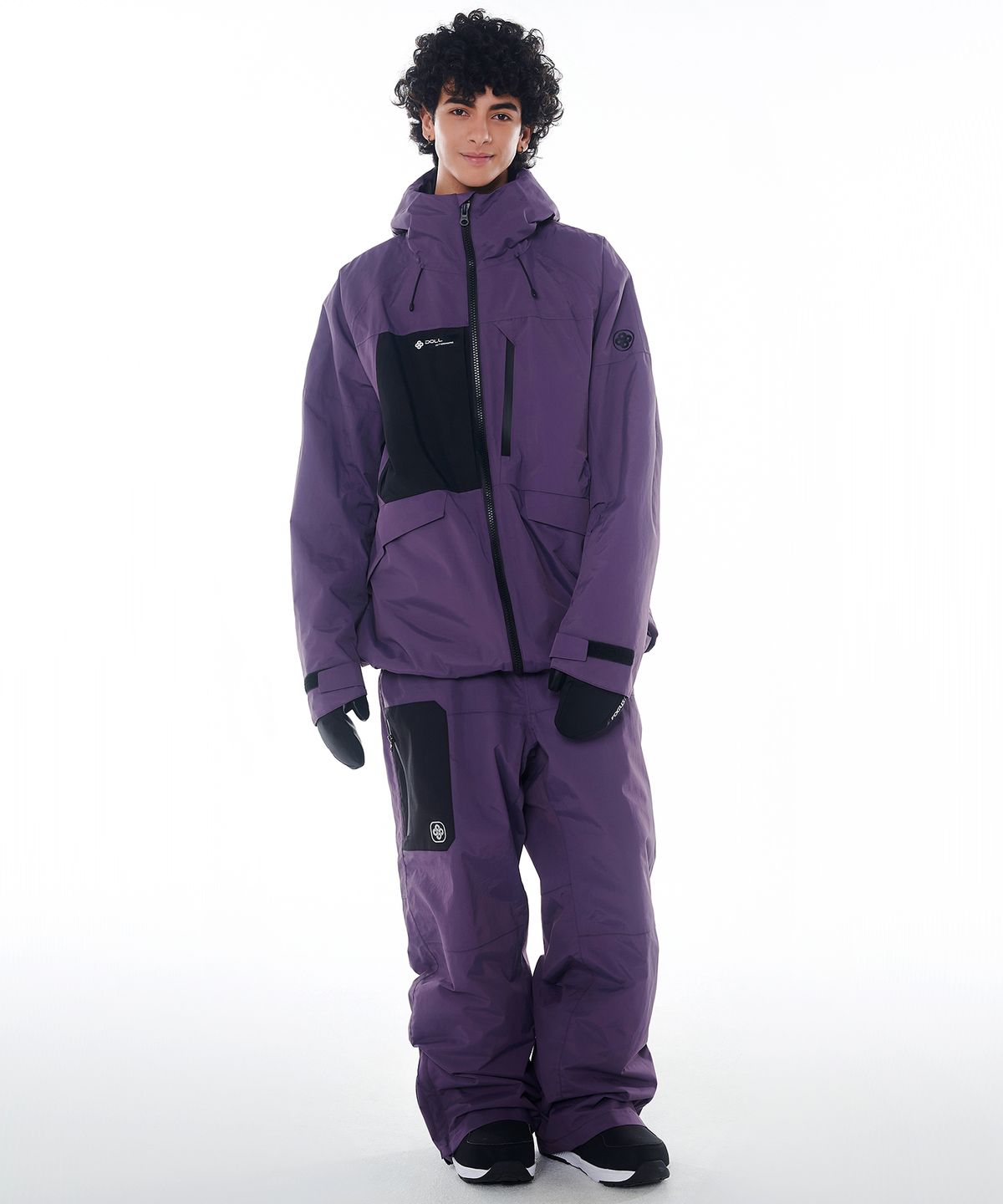 돌아우터웨어(DOLL OUTERWEAR) 2425 클라로 보드복 팬츠 퍼플 남녀공용