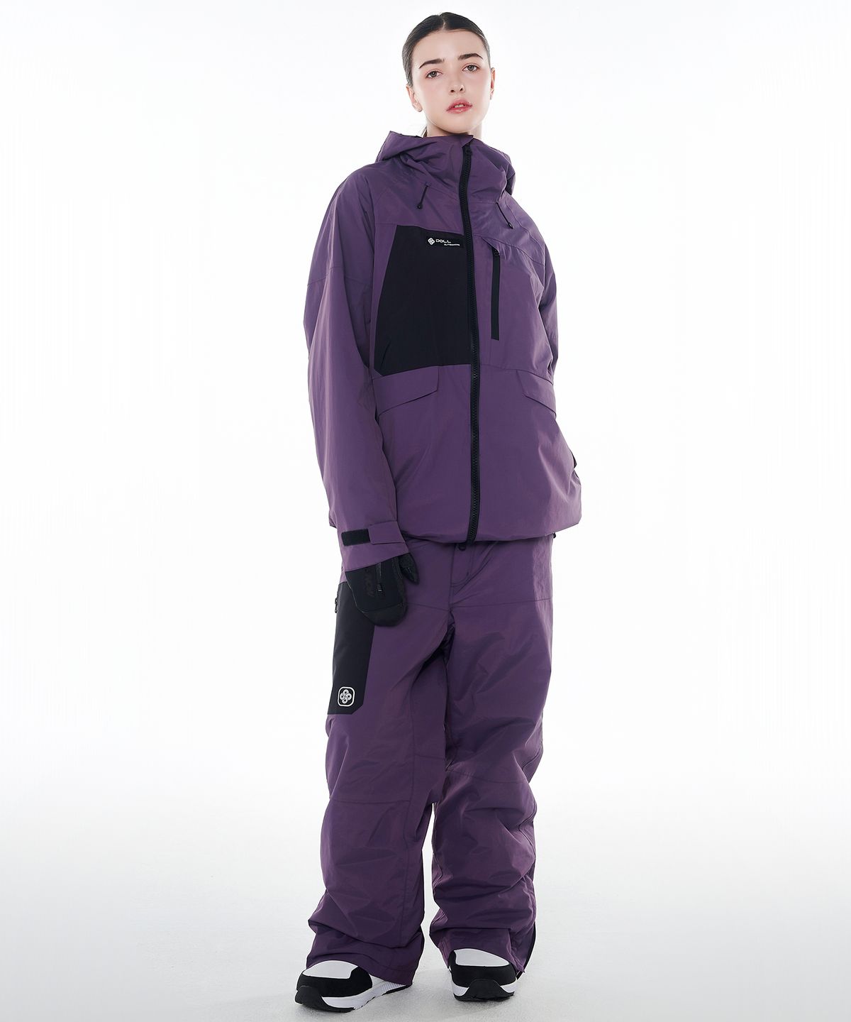 돌아우터웨어(DOLL OUTERWEAR) 2425 클라로 보드복 팬츠 퍼플 남녀공용
