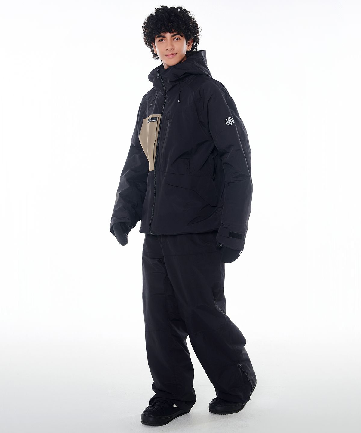 돌아우터웨어(DOLL OUTERWEAR) 2425 클라로 보드복 팬츠 블랙 남녀공용