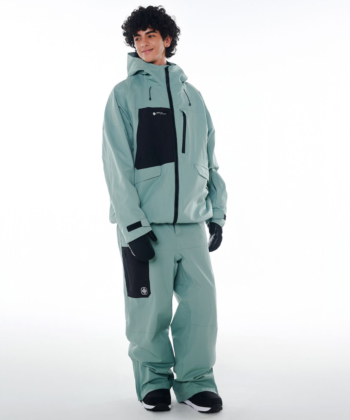 돌아우터웨어(DOLL OUTERWEAR) 2425 클라로 보드복 팬츠 그린 남녀공용
