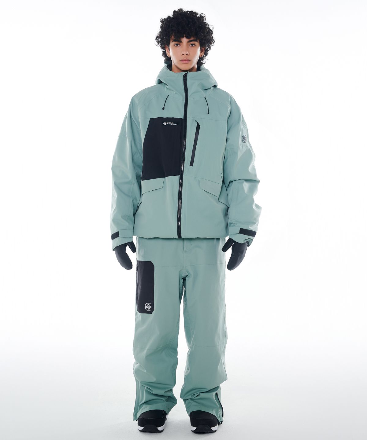 돌아우터웨어(DOLL OUTERWEAR) 2425 클라로 보드복 팬츠 그린 남녀공용