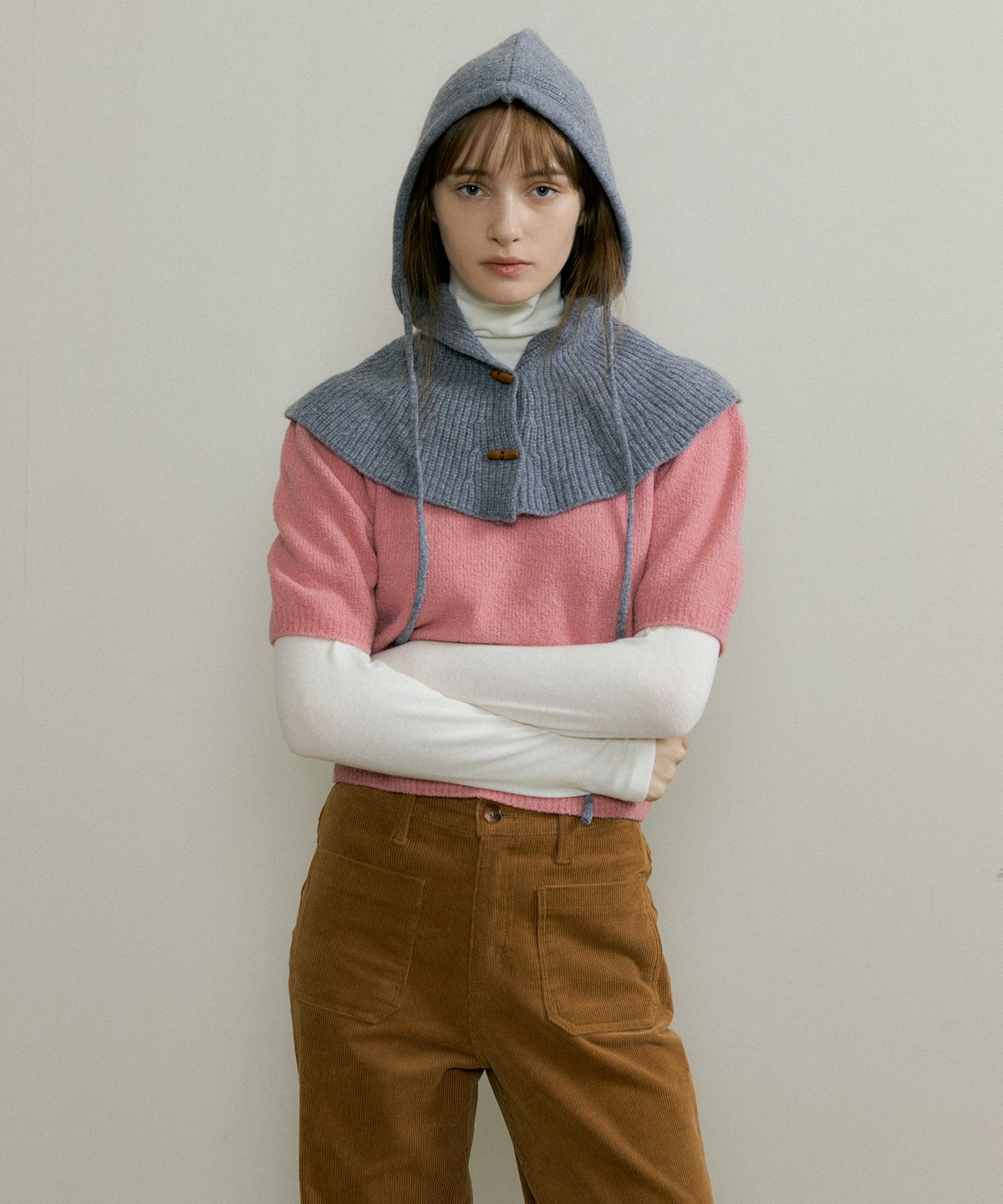더페니(THE PENNY) WOOL SOFT KNIT BALACLAVA - 2color
