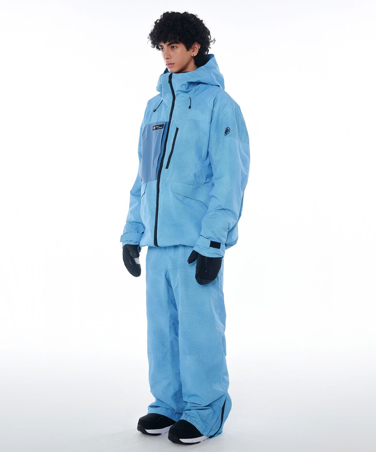 돌아우터웨어(DOLL OUTERWEAR) 2425 클라로 보드복 팬츠 데님 프린트 남녀공용