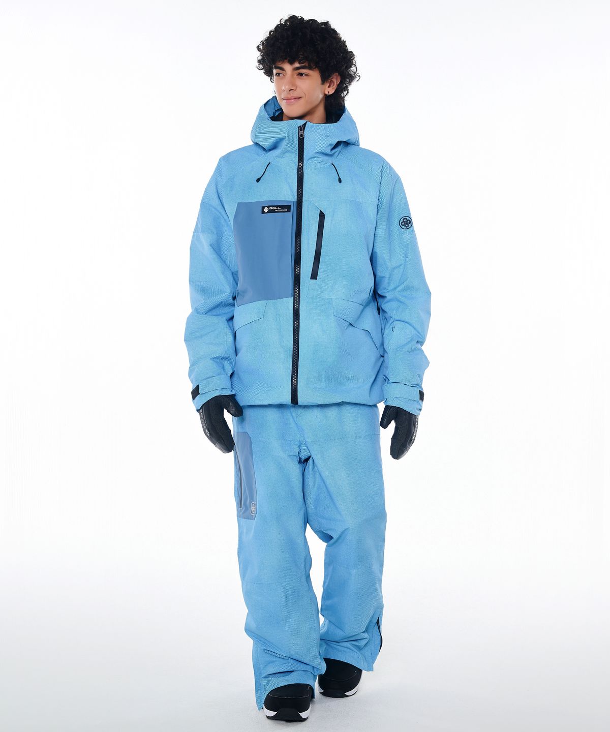 돌아우터웨어(DOLL OUTERWEAR) 2425 클라로 보드복 팬츠 데님 프린트 남녀공용