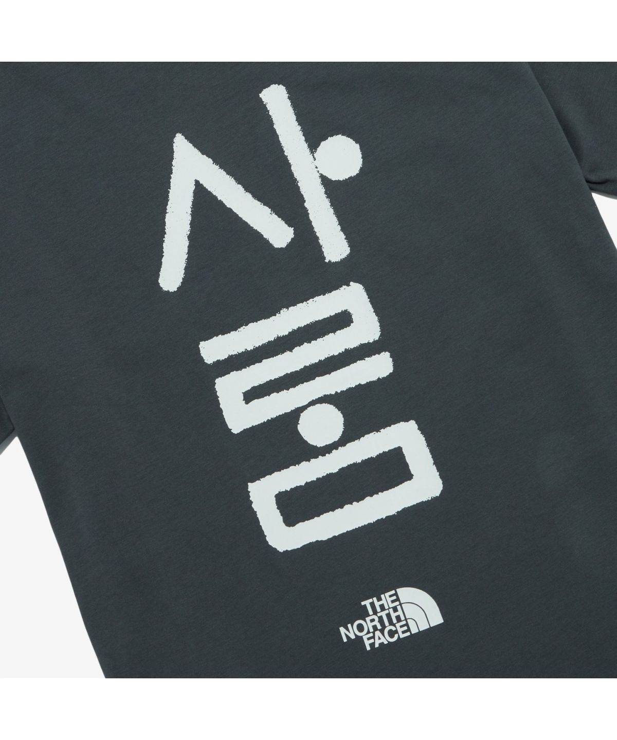 노스페이스(THE NORTH FACE) NT7UR54D TNF 한글 반팔 라운드티 6_CHARCOAL GREY