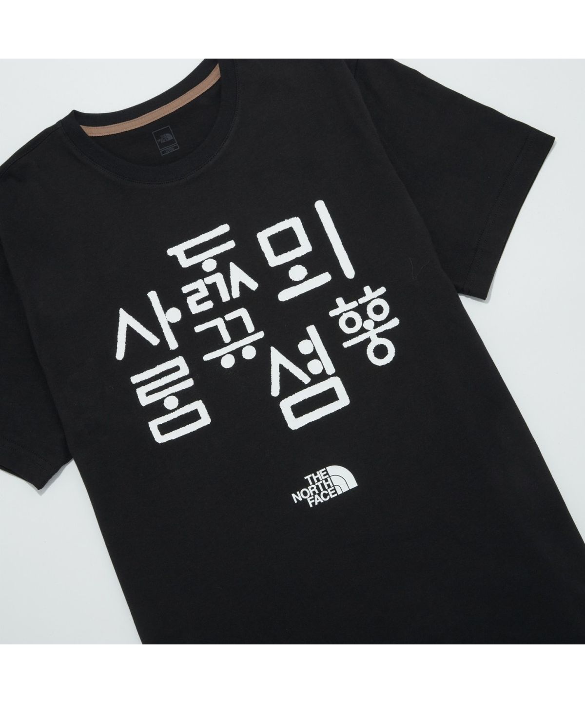 노스페이스(THE NORTH FACE) NT7UR54E TNF 한글 반팔 라운드티 6_REAL BLACK