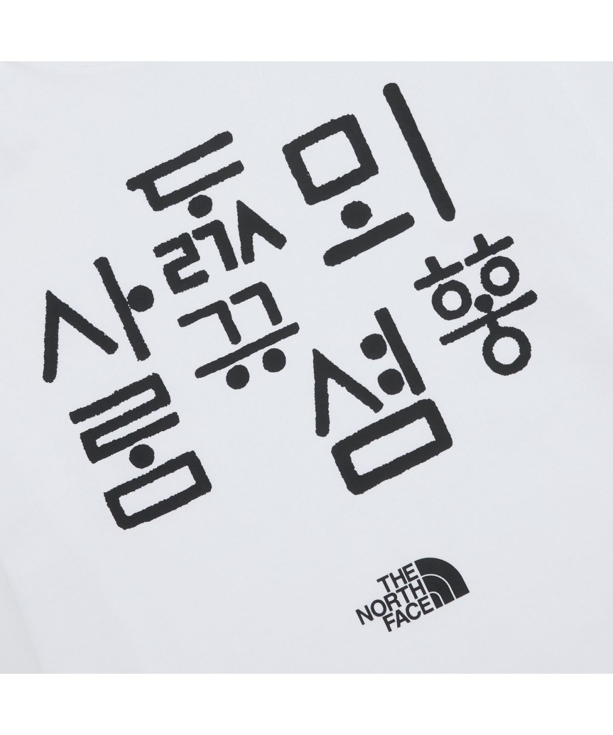 노스페이스(THE NORTH FACE) NT7UR54F TNF 한글 반팔 라운드티 6_OFF WHITE