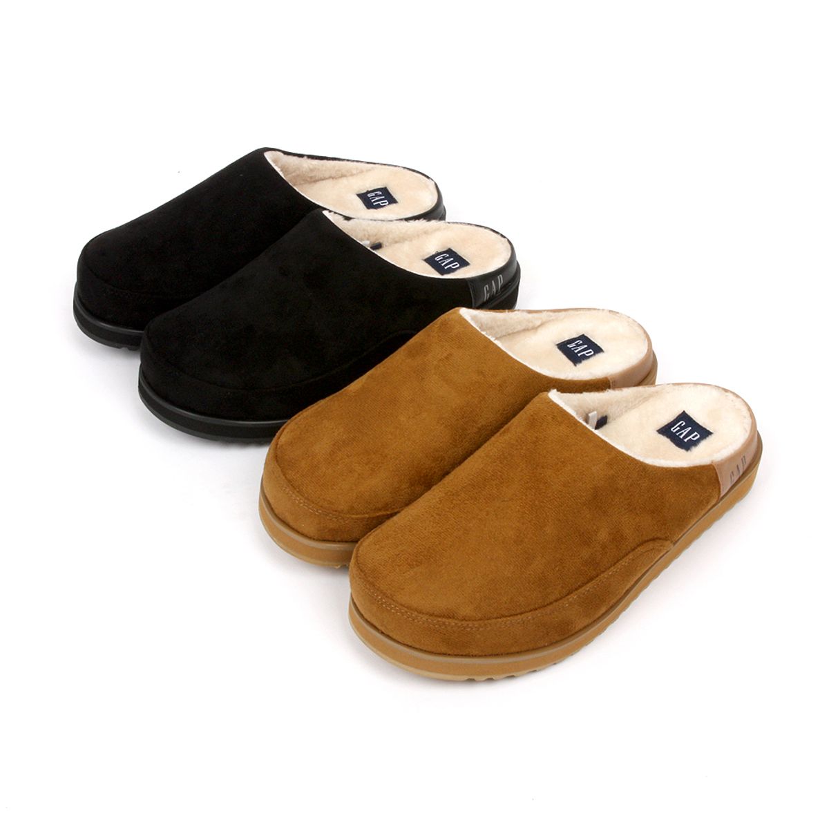 갭(GAP) 네오 스웨이드 슬리퍼 브라운