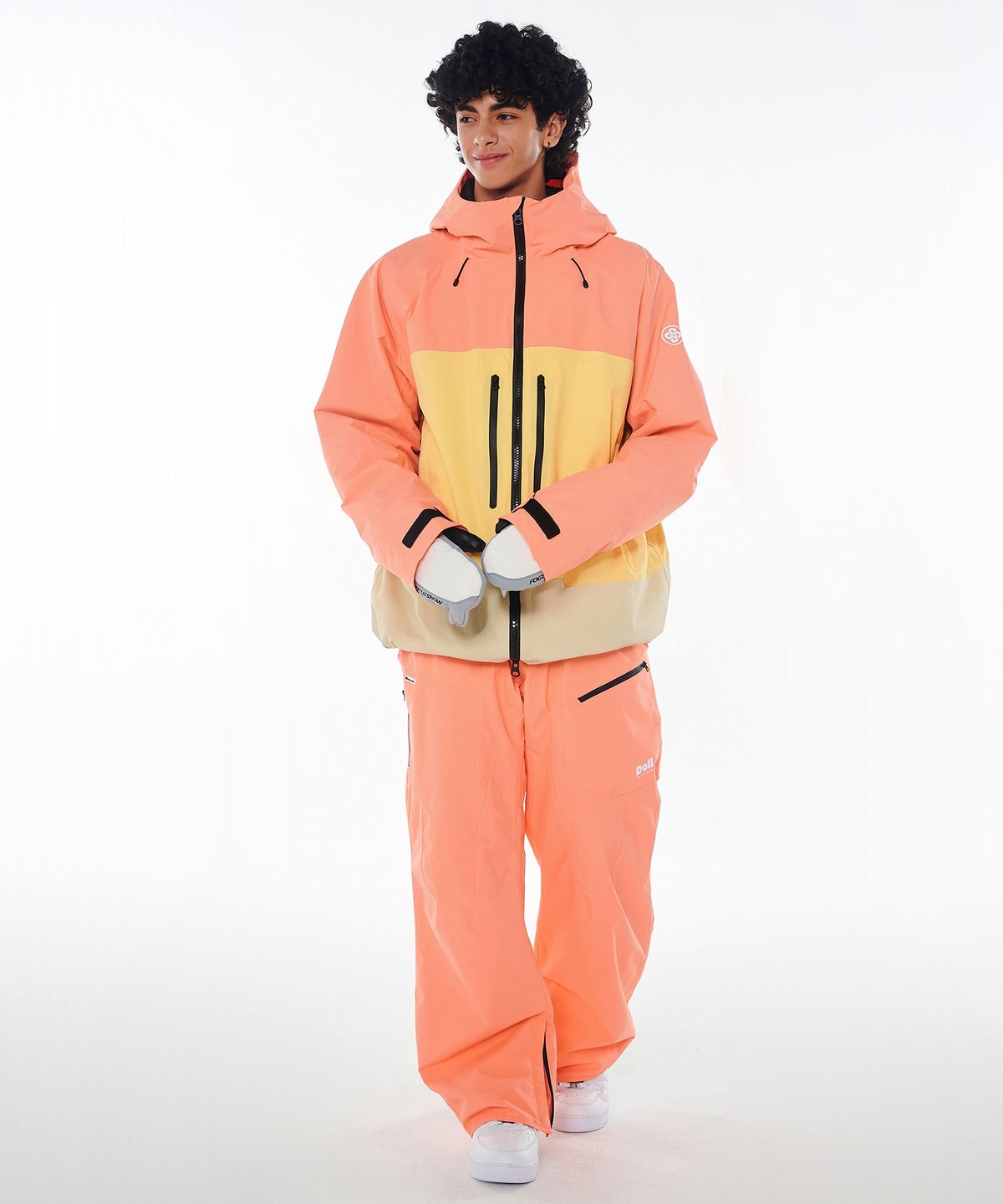 돌아우터웨어(DOLL OUTERWEAR) 2425 보니타 자켓&팬츠 보드복 세트 피치 남녀공용