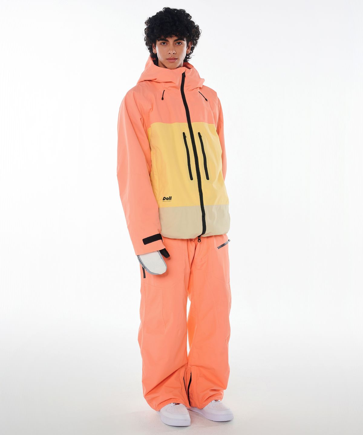 돌아우터웨어(DOLL OUTERWEAR) 2425 보니타 자켓&팬츠 보드복 세트 피치 남녀공용