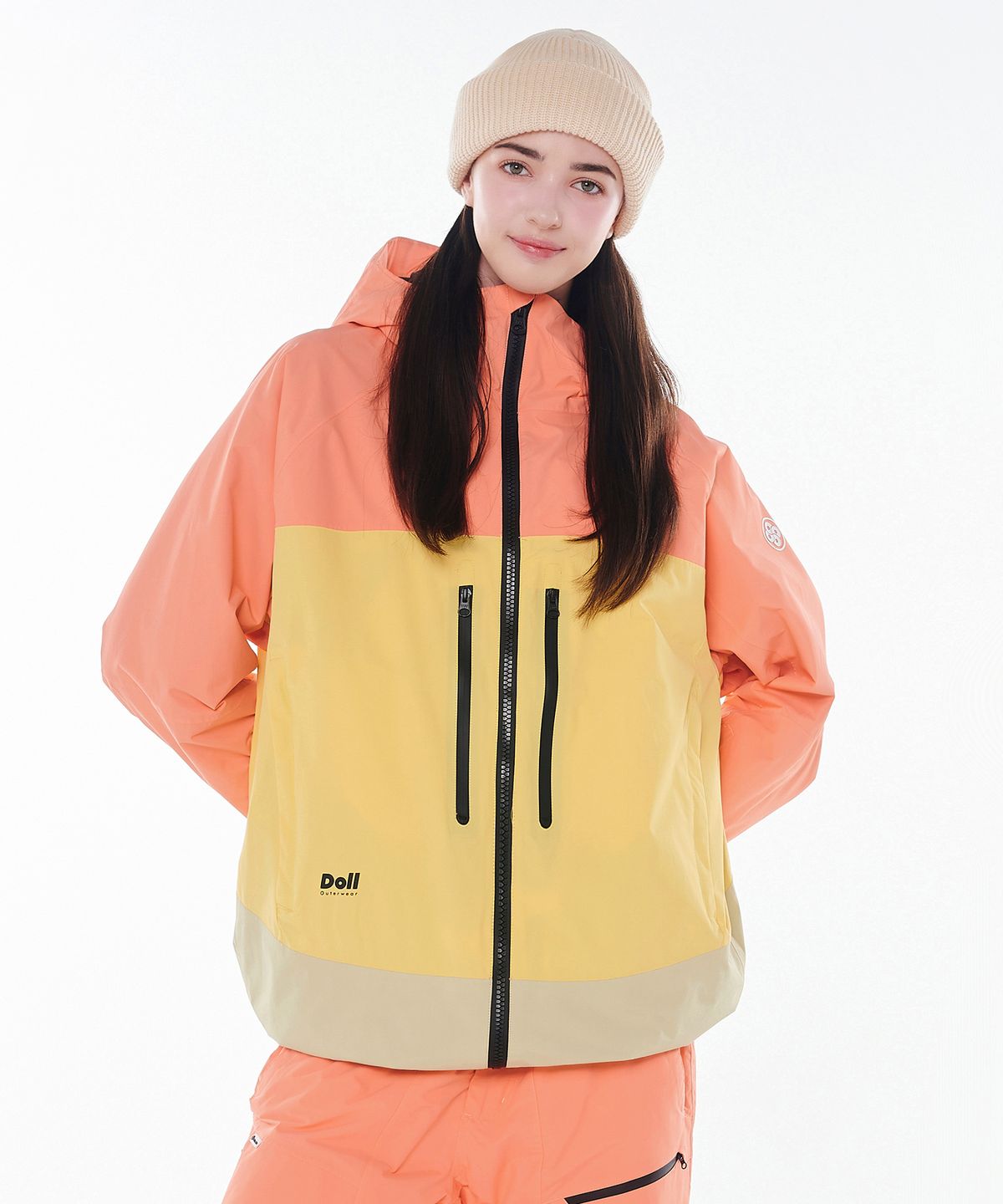 돌아우터웨어(DOLL OUTERWEAR) 2425 보니타 자켓&팬츠 보드복 세트 피치 남녀공용