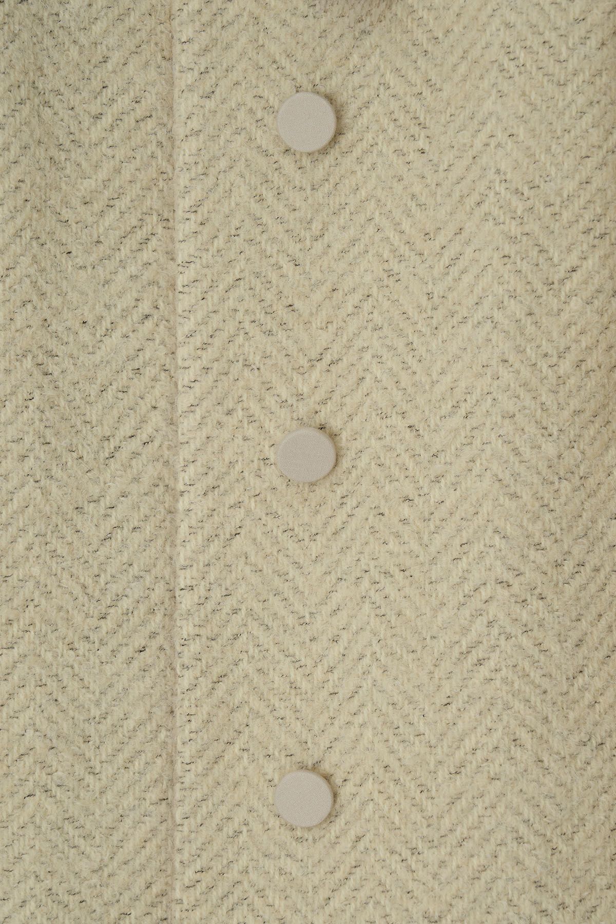 더페니(THE PENNY) WOOL DUFFLE SHORT COAT - Butter