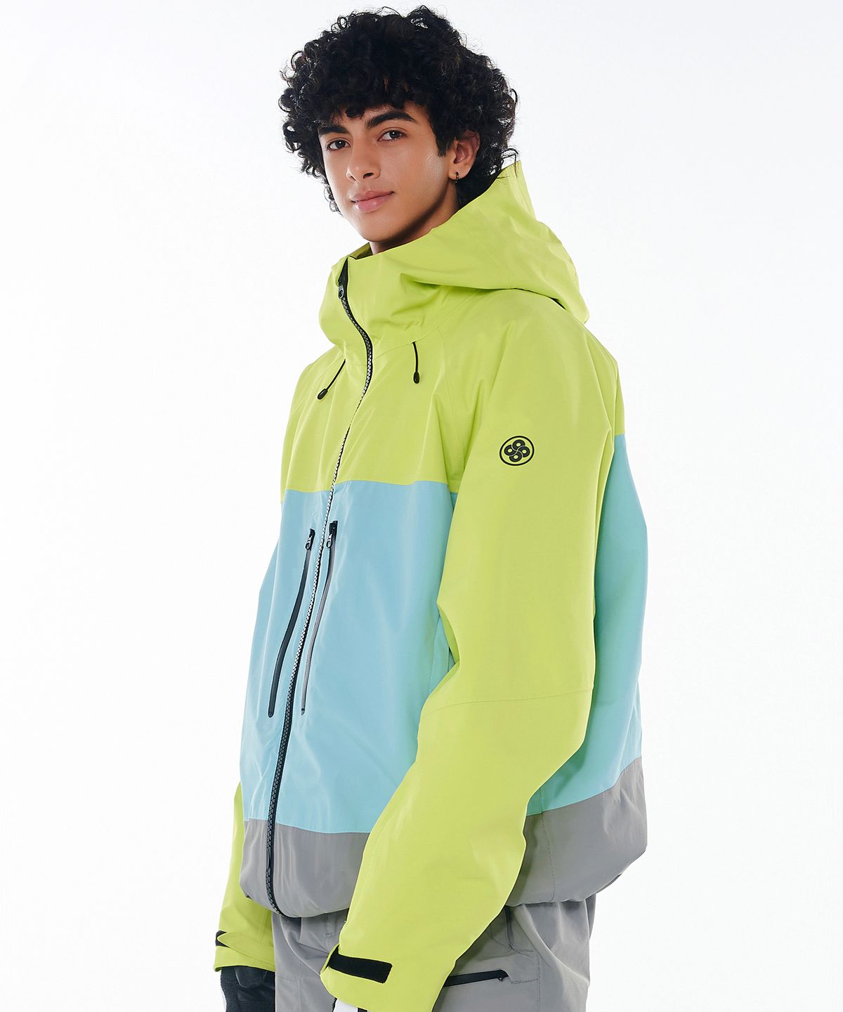 돌아우터웨어(DOLL OUTERWEAR) 2425 보니타 보드복 자켓 라임 남녀공용