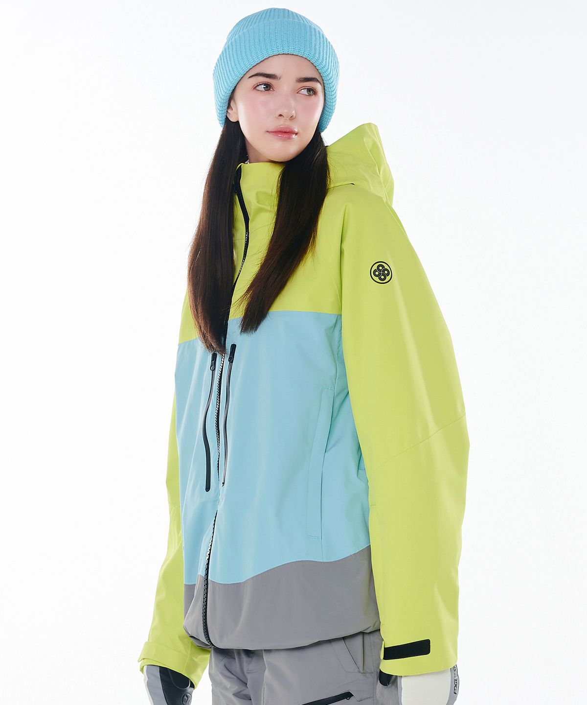 돌아우터웨어(DOLL OUTERWEAR) 2425 보니타 보드복 자켓 라임 남녀공용