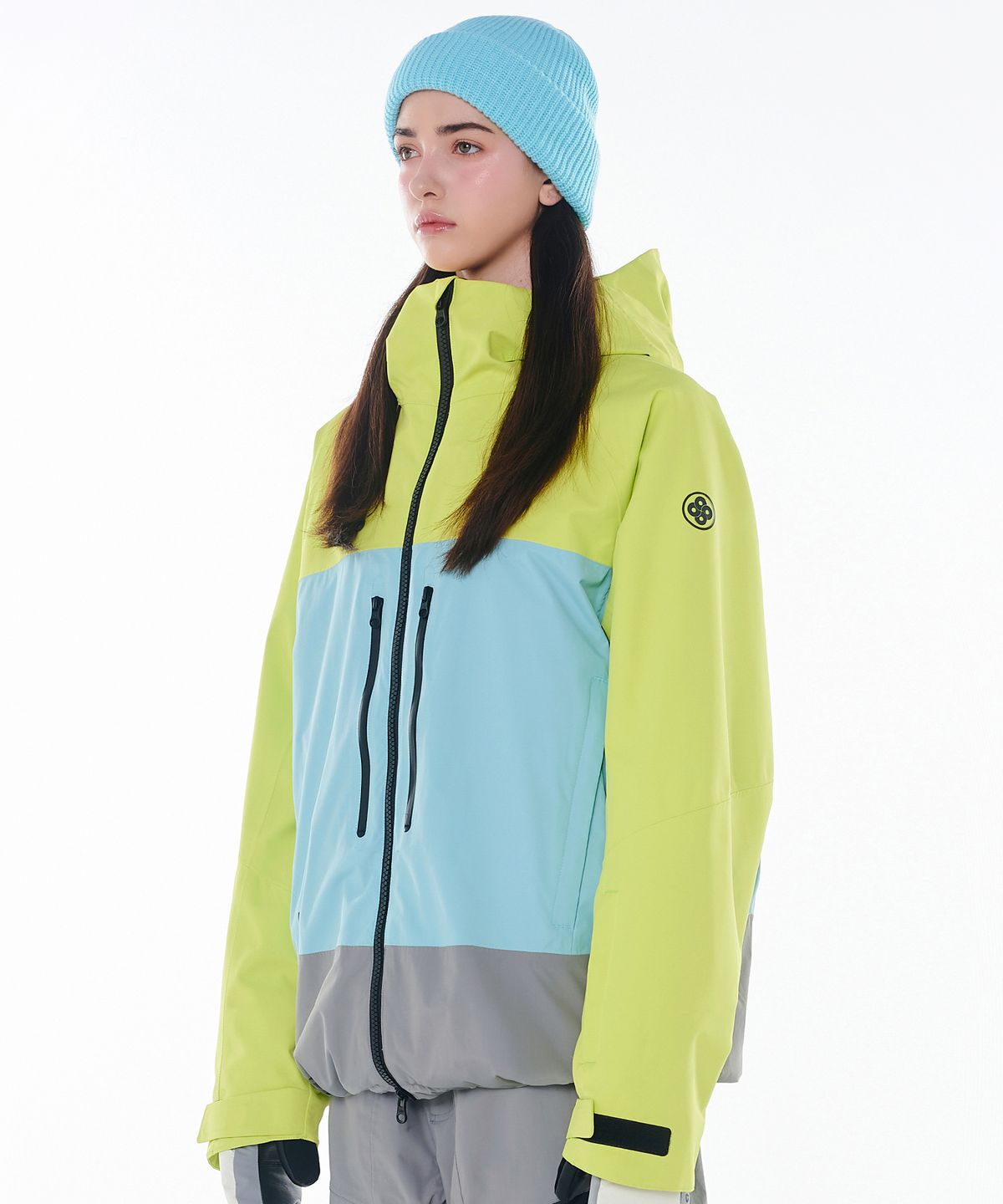 돌아우터웨어(DOLL OUTERWEAR) 2425 보니타 보드복 자켓 라임 남녀공용