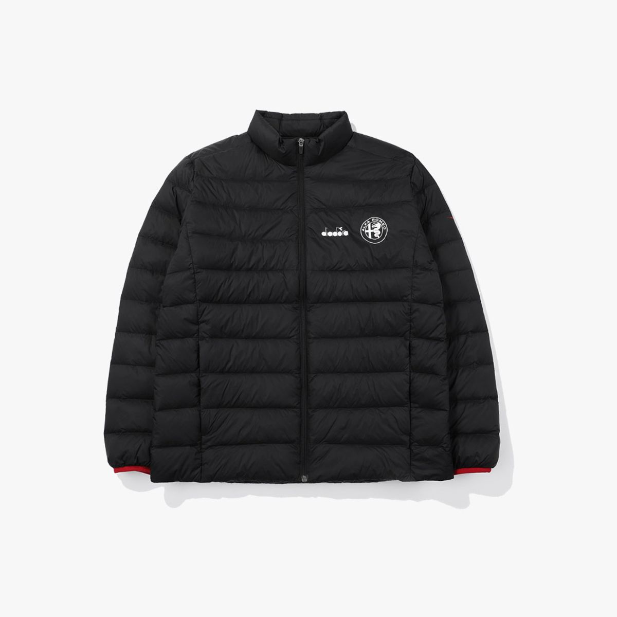 디아도라(diadora) 알파로메오 덕화이버 경량패딩 자켓 BLACK