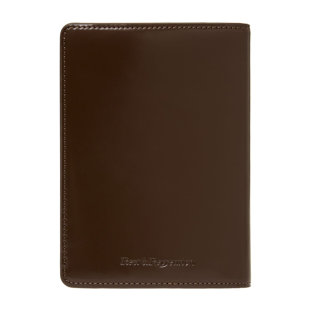 레스트앤레크레이션(REST&RECREATION) PASSPORT WALLET - DARK BROWN