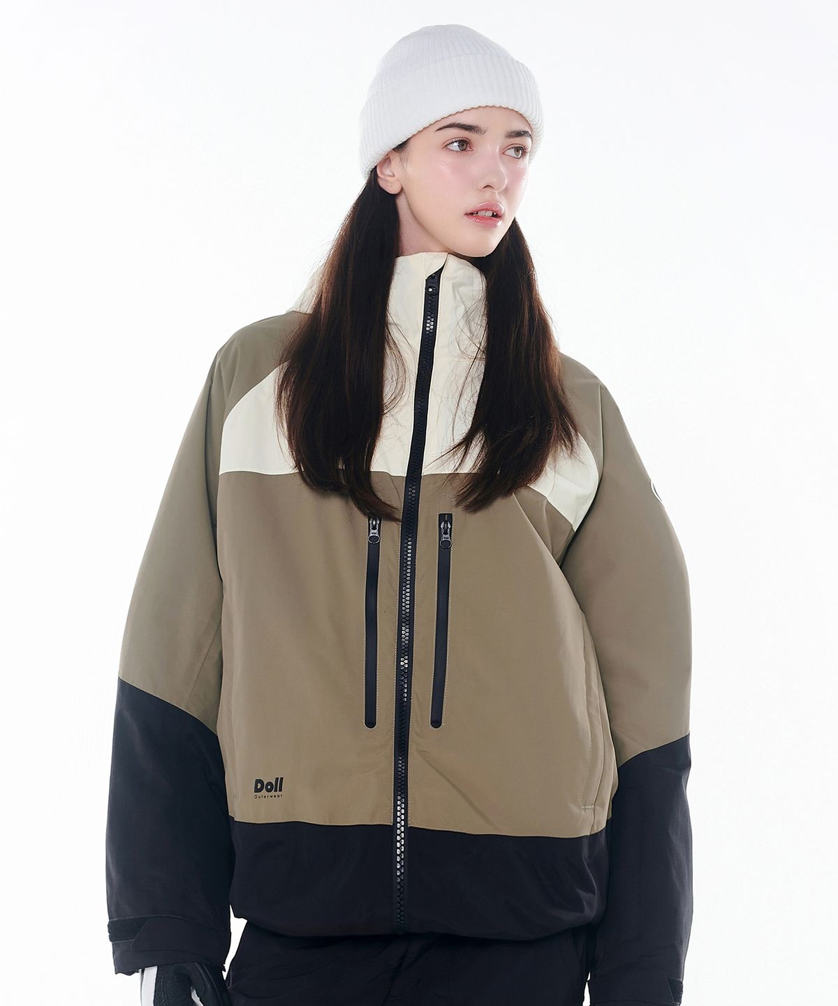 돌아우터웨어(DOLL OUTERWEAR) 2425 보니타 보드복 자켓 카키 남녀공용