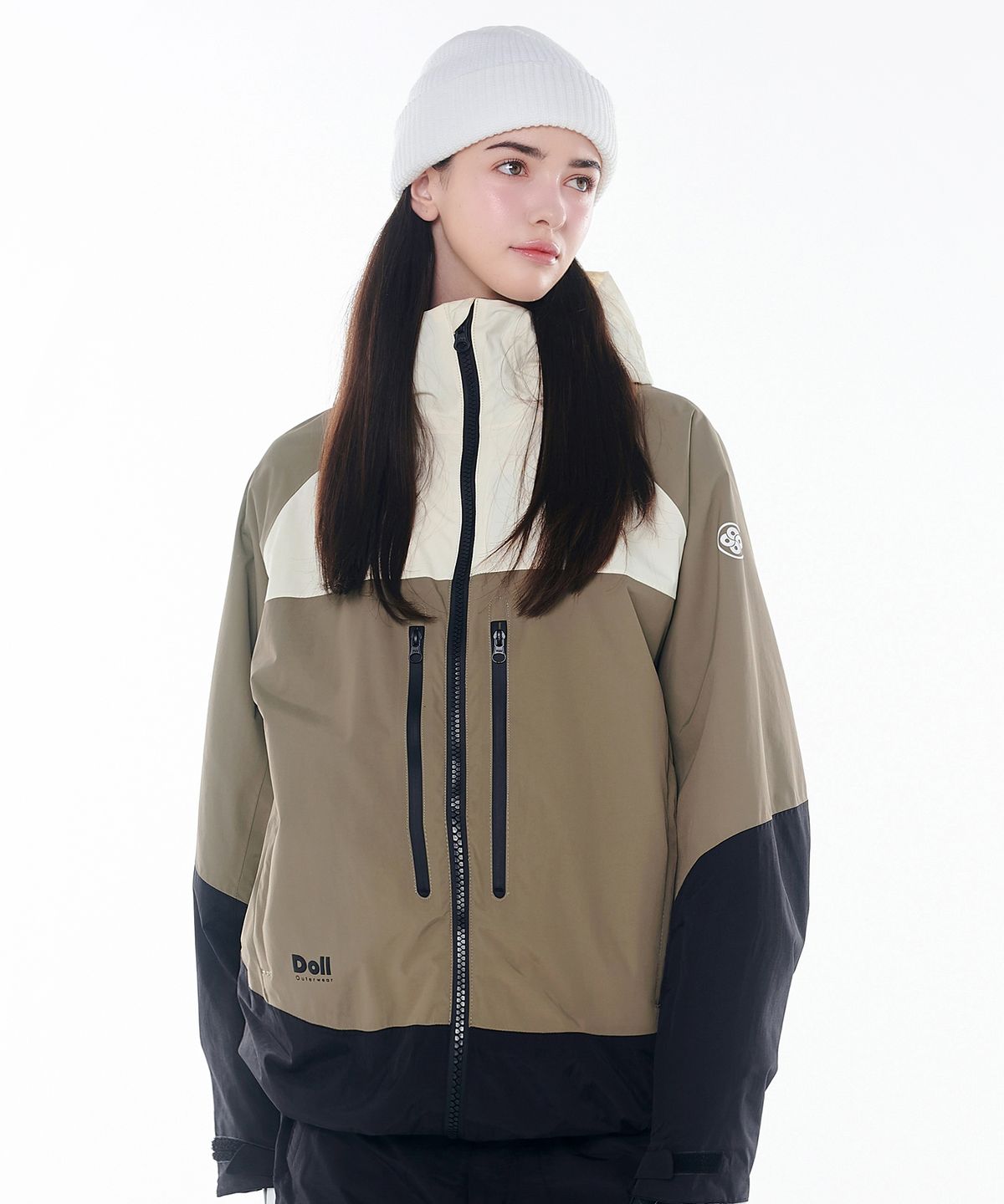 돌아우터웨어(DOLL OUTERWEAR) 2425 보니타 보드복 자켓 카키 남녀공용