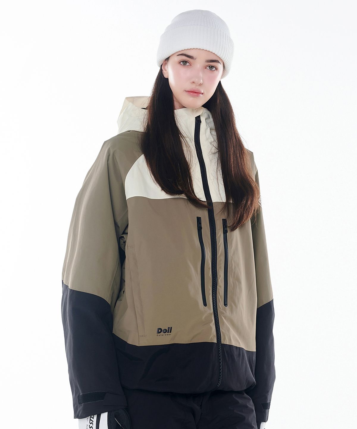 돌아우터웨어(DOLL OUTERWEAR) 2425 보니타 보드복 자켓 카키 남녀공용