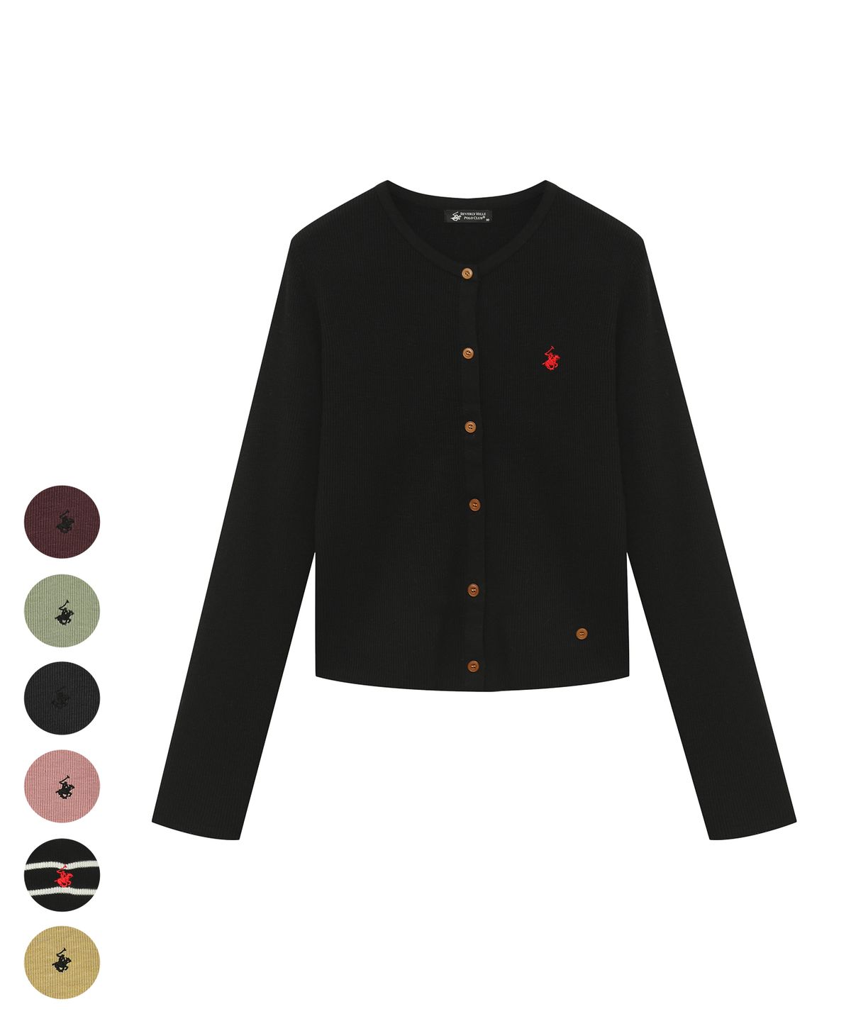 비버리힐스 폴로클럽(BHPOLOCLUB) 여성 루즈핏 골지 니트 가디건 9Color TK288