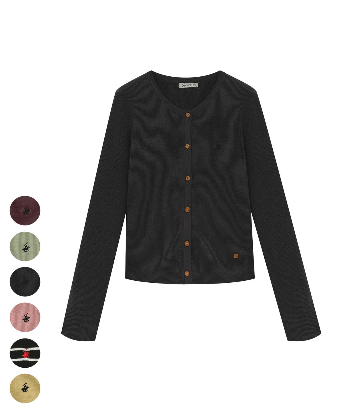 비버리힐스 폴로클럽(BHPOLOCLUB) 여성 루즈핏 골지 니트 가디건 9Color TK288