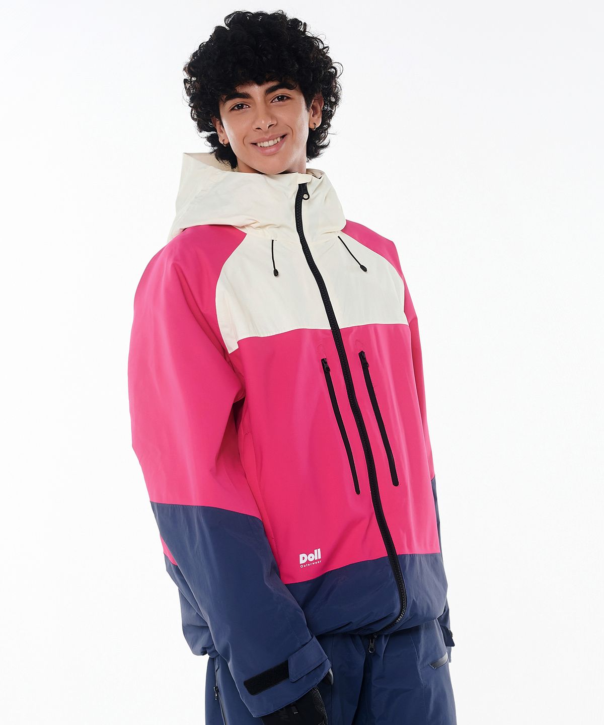 돌아우터웨어(DOLL OUTERWEAR) 2425 보니타 보드복 자켓 로즈 레드 남녀공용