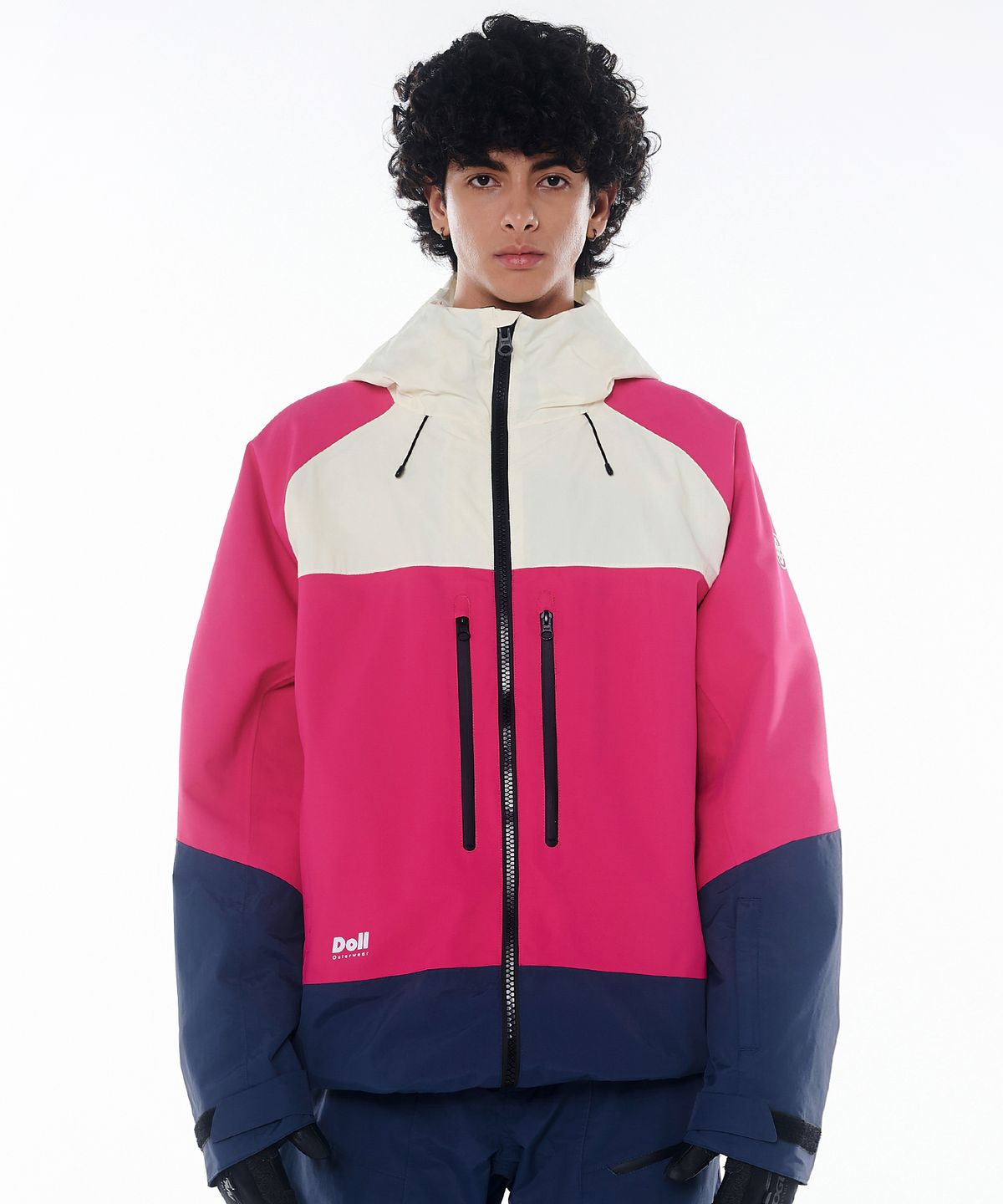 돌아우터웨어(DOLL OUTERWEAR) 2425 보니타 보드복 자켓 로즈 레드 남녀공용