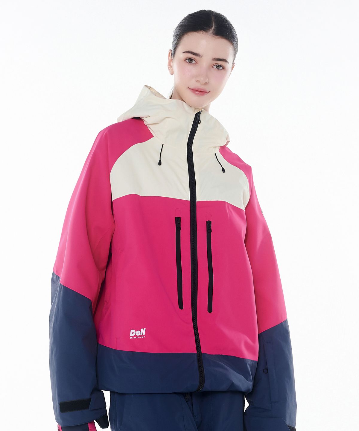 돌아우터웨어(DOLL OUTERWEAR) 2425 보니타 보드복 자켓 로즈 레드 남녀공용