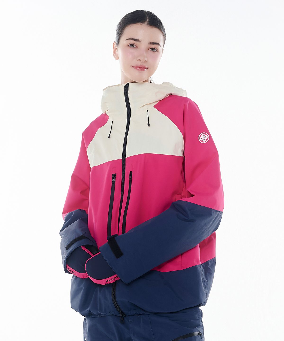 돌아우터웨어(DOLL OUTERWEAR) 2425 보니타 보드복 자켓 로즈 레드 남녀공용