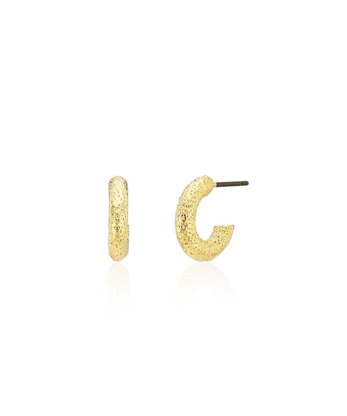 하스(HAS) HU007 Glitter texture hoop earrings