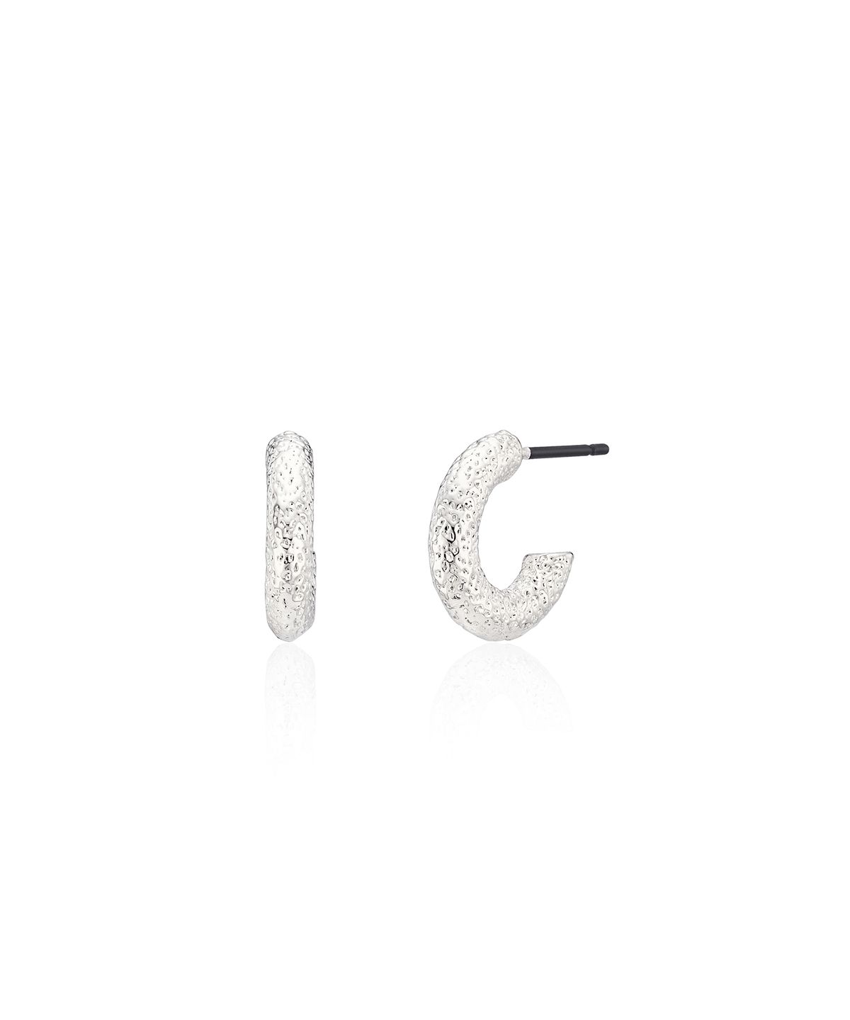 하스(HAS) HU007 Glitter texture hoop earrings
