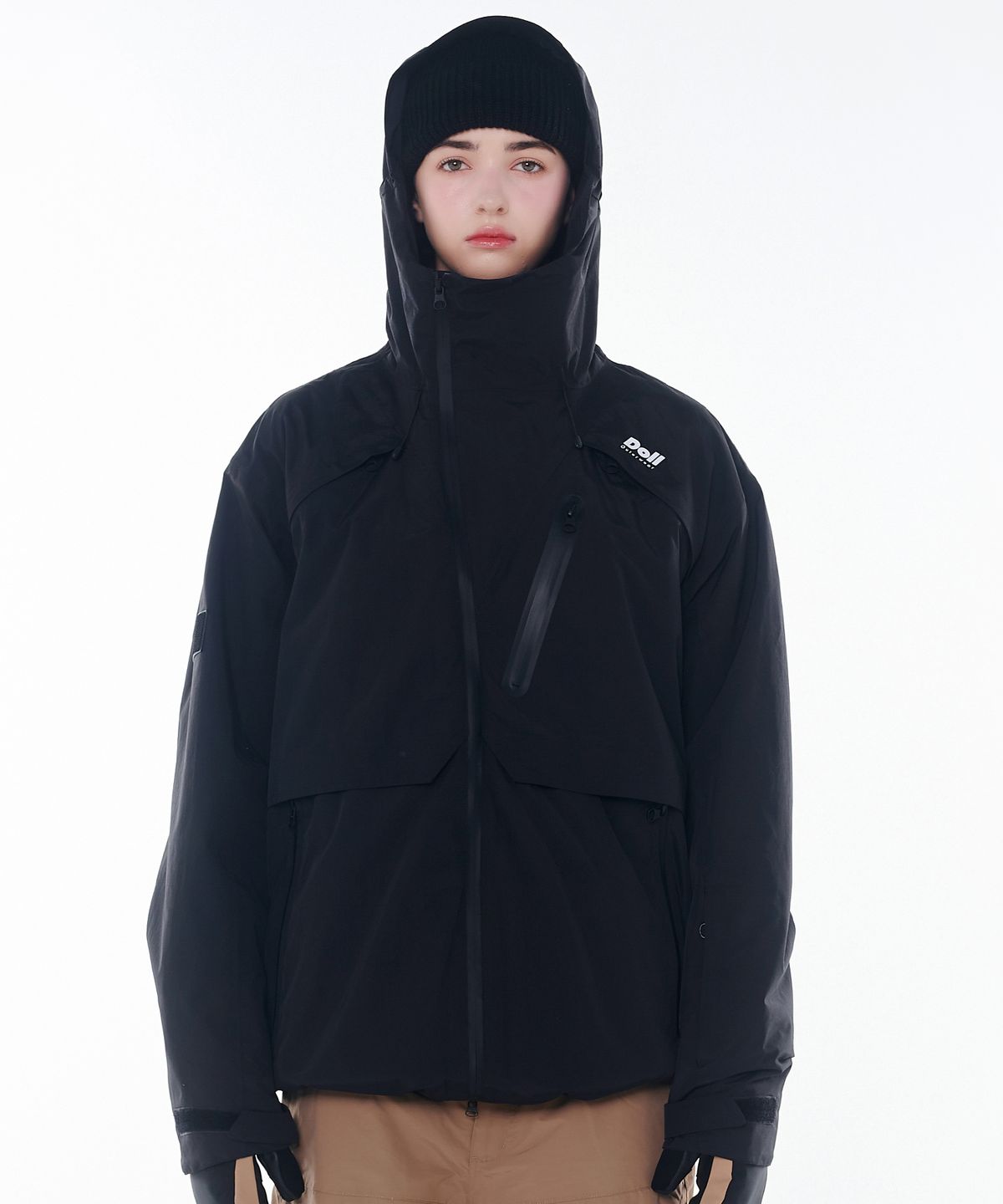 돌아우터웨어(DOLL OUTERWEAR) 2425 아르떼 보드복 자켓 블랙 남녀공용