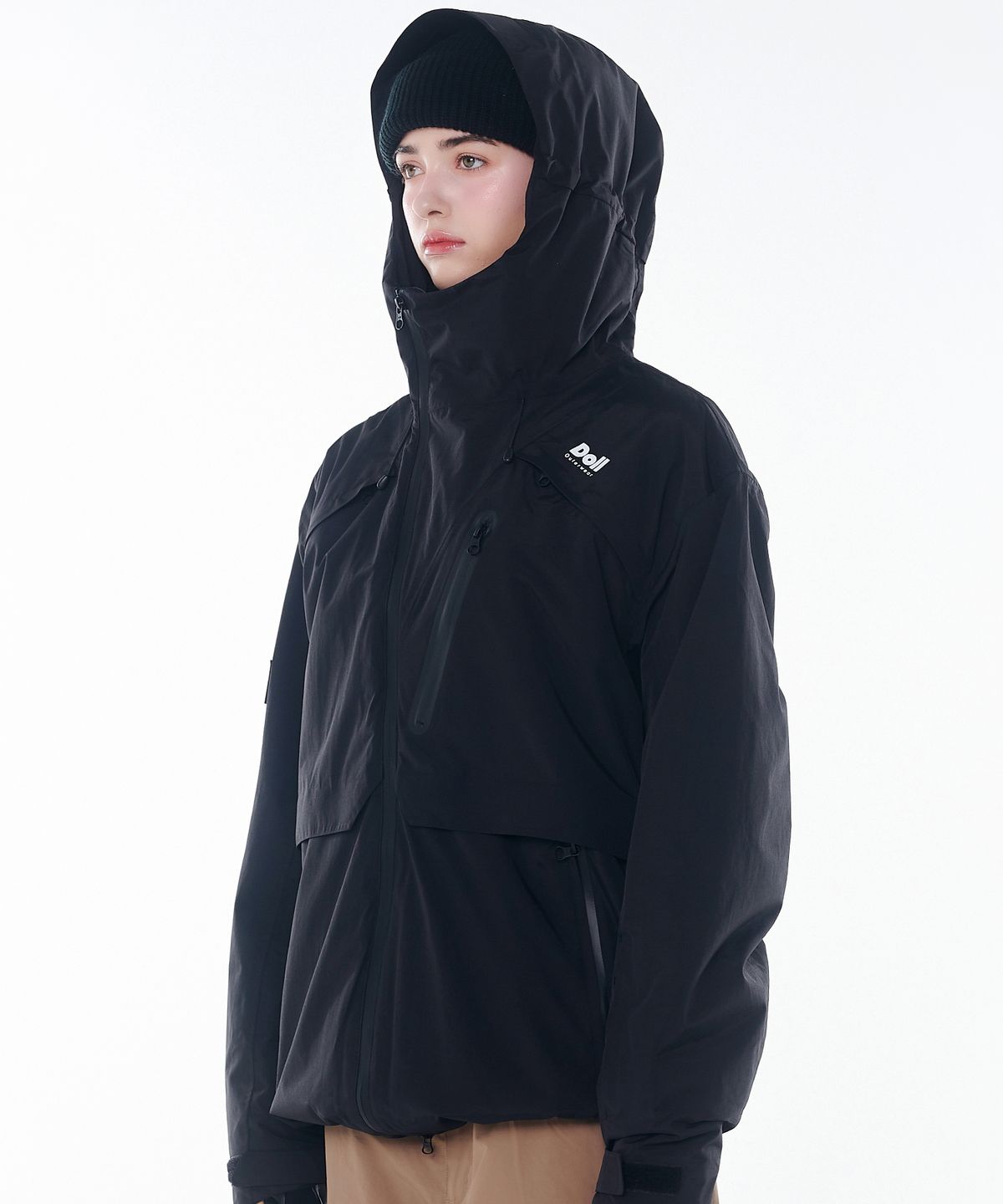 돌아우터웨어(DOLL OUTERWEAR) 2425 아르떼 보드복 자켓 블랙 남녀공용