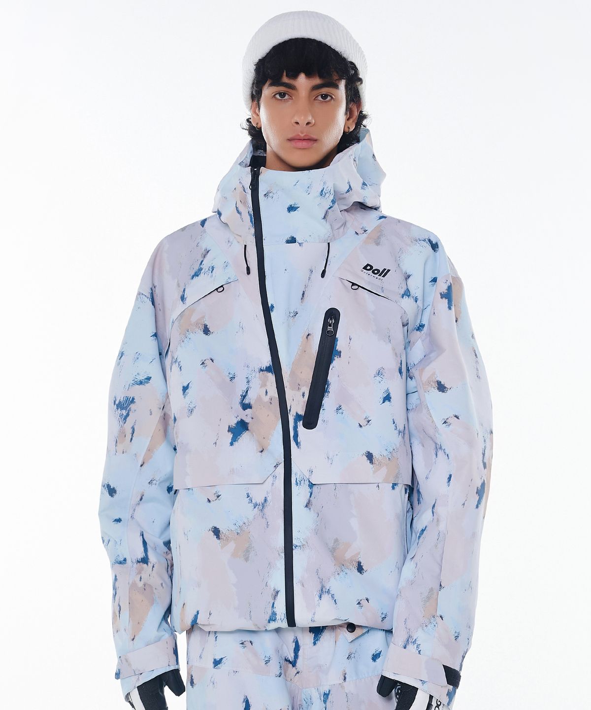 돌아우터웨어(DOLL OUTERWEAR) 2425 아르떼 보드복 자켓 블루 카모 남녀공용