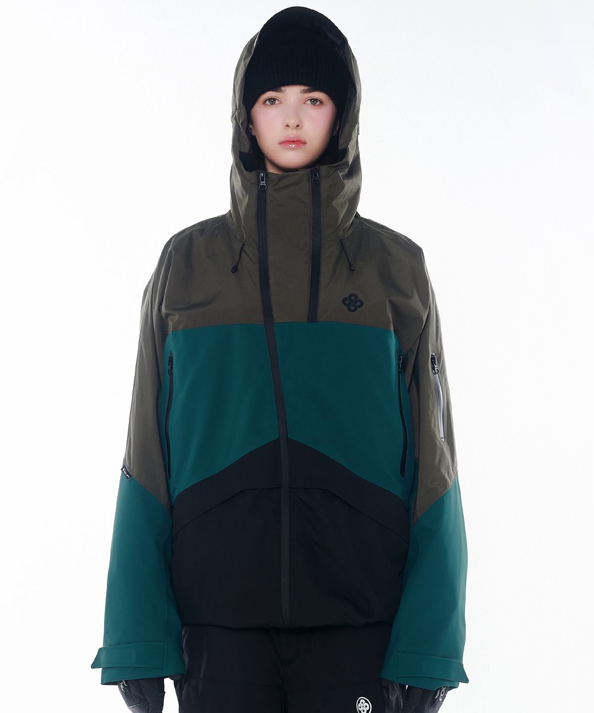 돌아우터웨어(DOLL OUTERWEAR) 2425 악티보 보드복 자켓 카키/그린 남녀공용