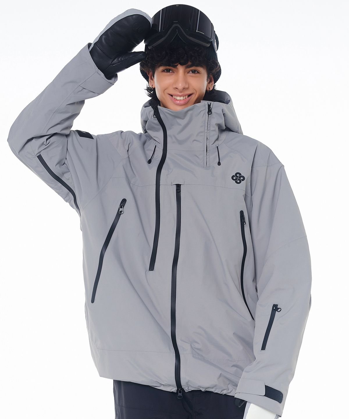 돌아우터웨어(DOLL OUTERWEAR) 2425 리카 보드복 아노락 자켓 그레이 남녀공용