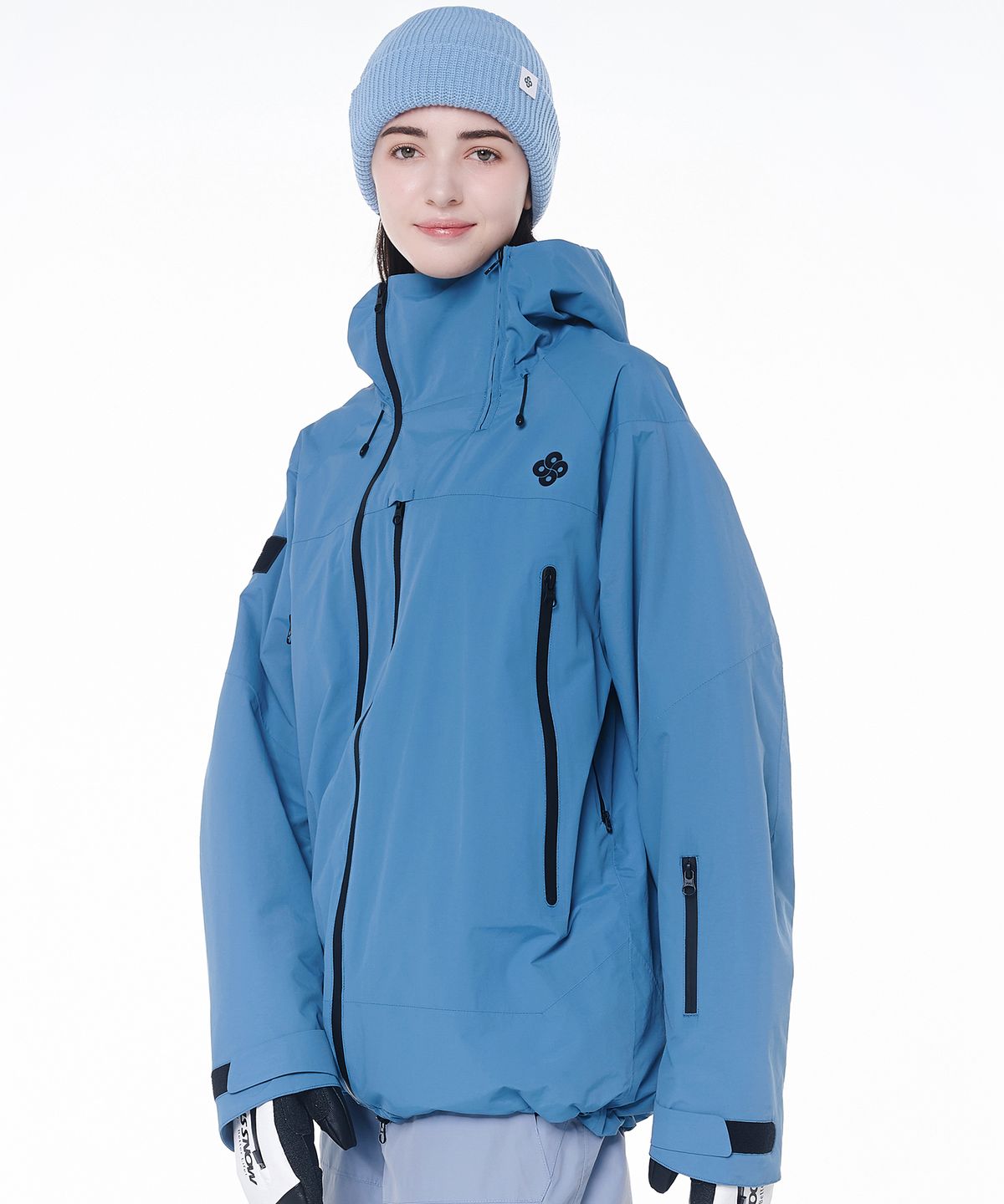 돌아우터웨어(DOLL OUTERWEAR) 2425 리카 보드복 아노락 자켓 블루 남녀공용