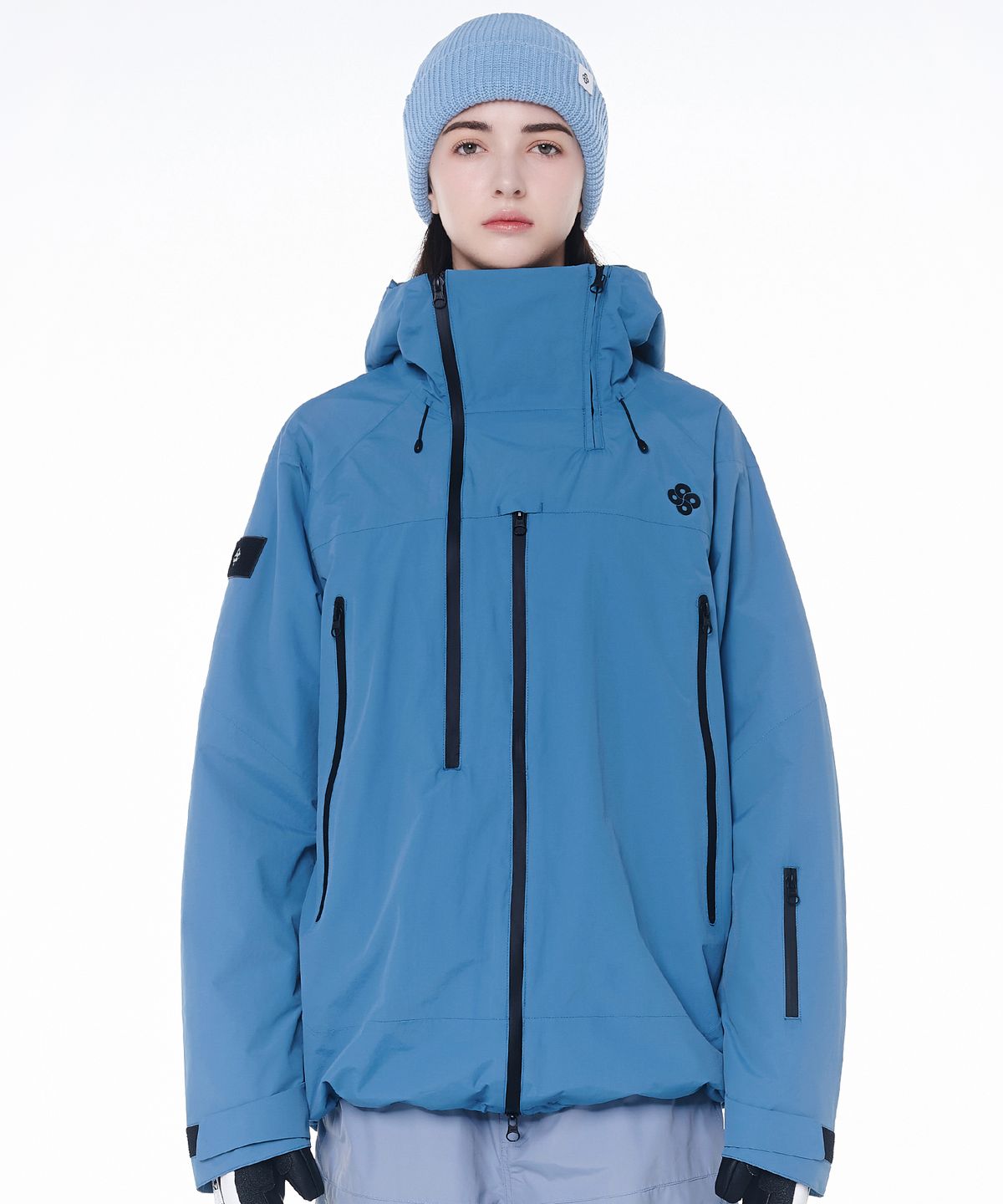 돌아우터웨어(DOLL OUTERWEAR) 2425 리카 보드복 아노락 자켓 블루 남녀공용