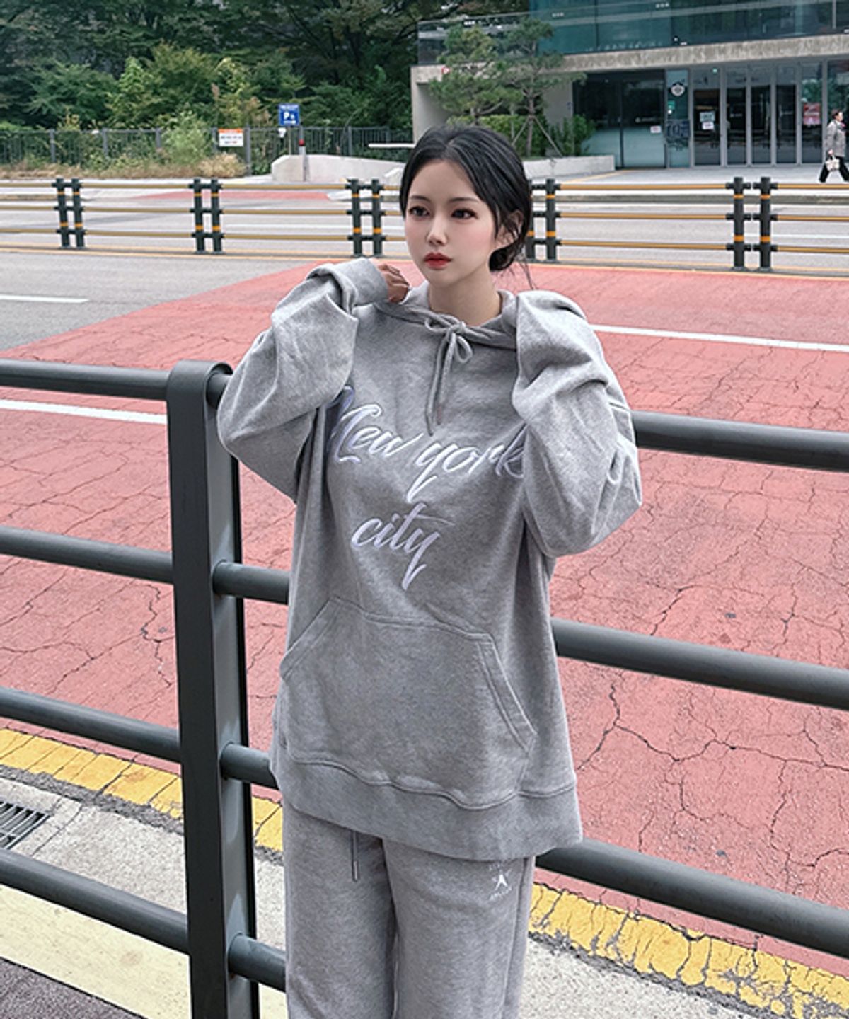 크리스첼로(CRISCELO) 뉴욕시티 후드_그레이