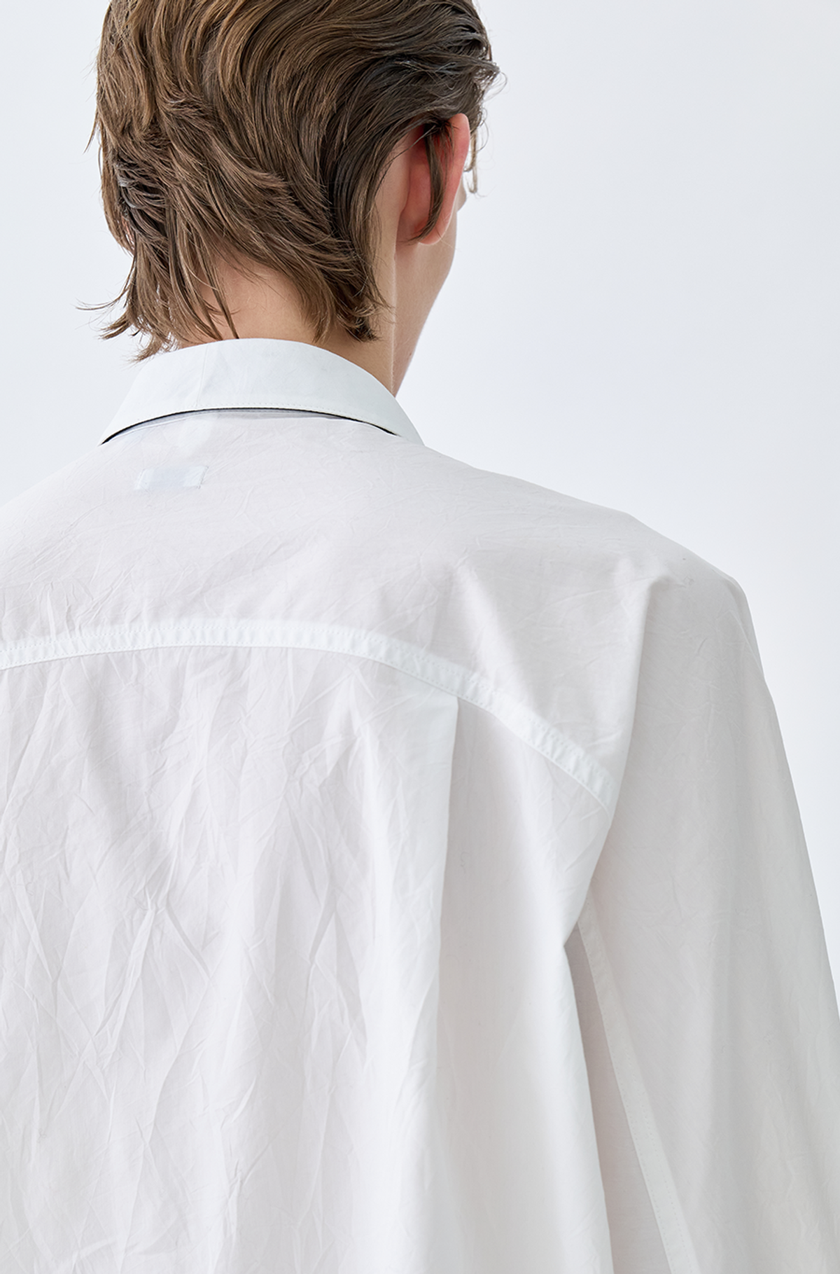 유체 프레타 포르테(YOUCHE PRET A PORTER) AR CREASED SUN-GRIB SHIRTS White