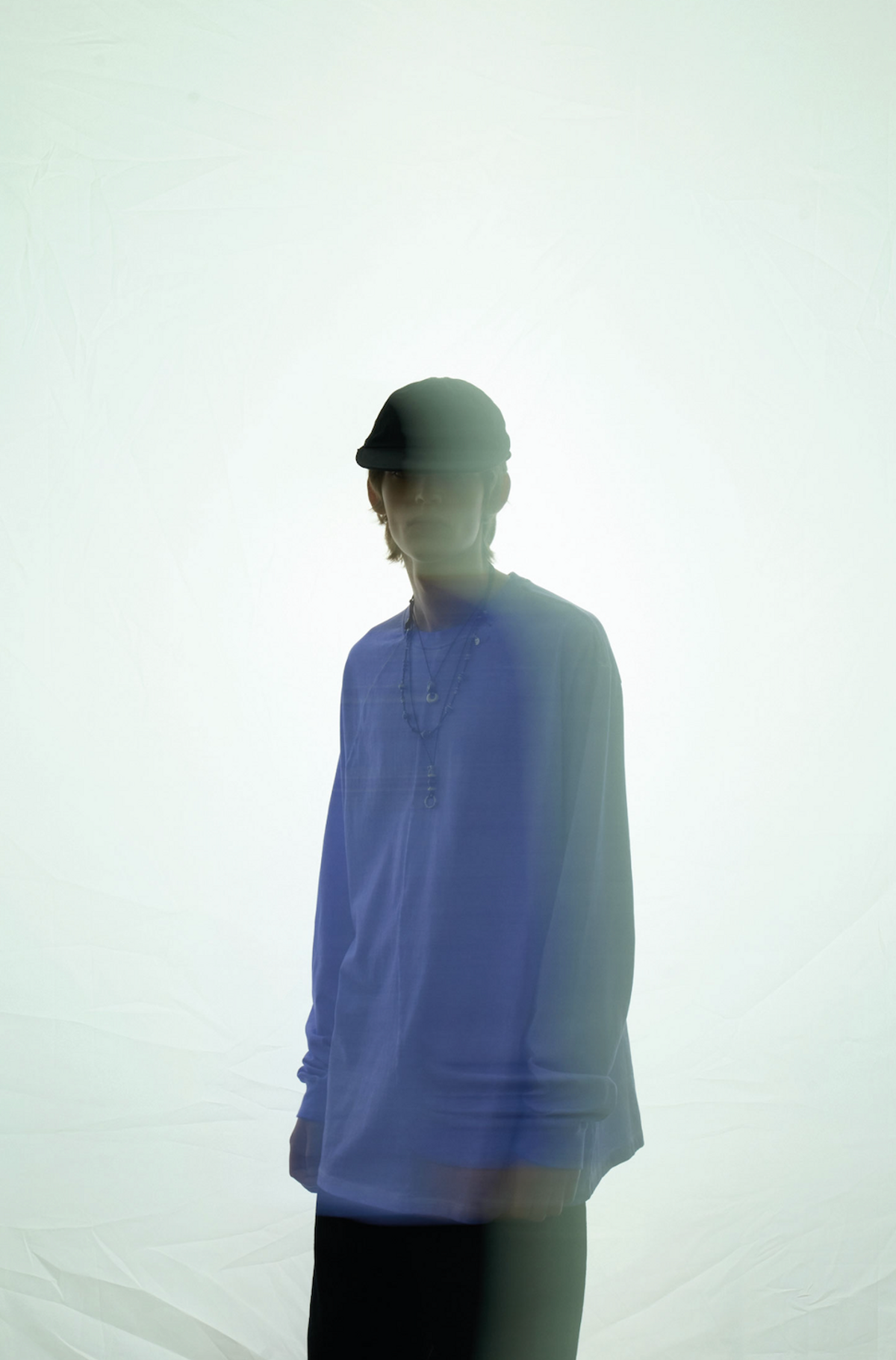 유체 프레타 포르테(YOUCHE PRET A PORTER) AR ASYMMETRY LONG SLEEVE TEE Washed Violet
