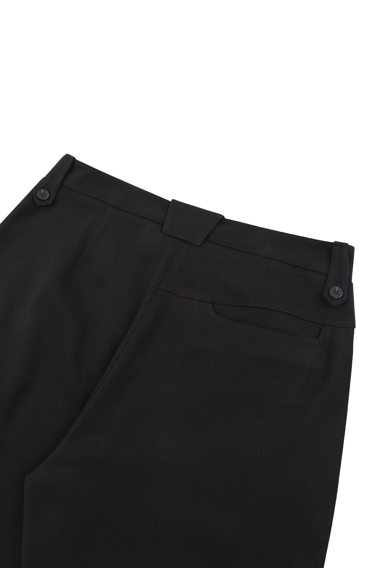 유체 프레타 포르테(YOUCHE PRET A PORTER) AR CURVED SEAM TROUSER Black