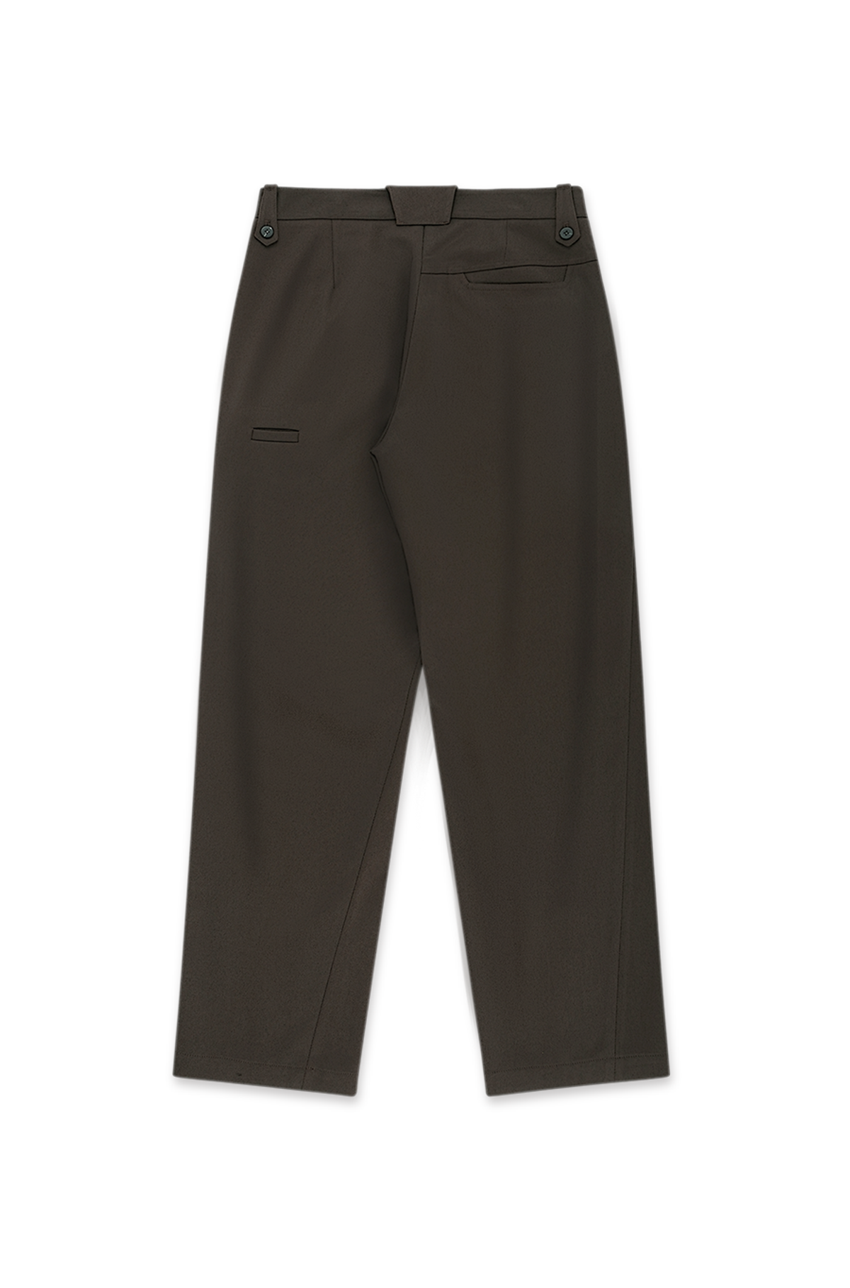 유체 프레타 포르테(YOUCHE PRET A PORTER) AR CURVED SEAM TROUSER Brown
