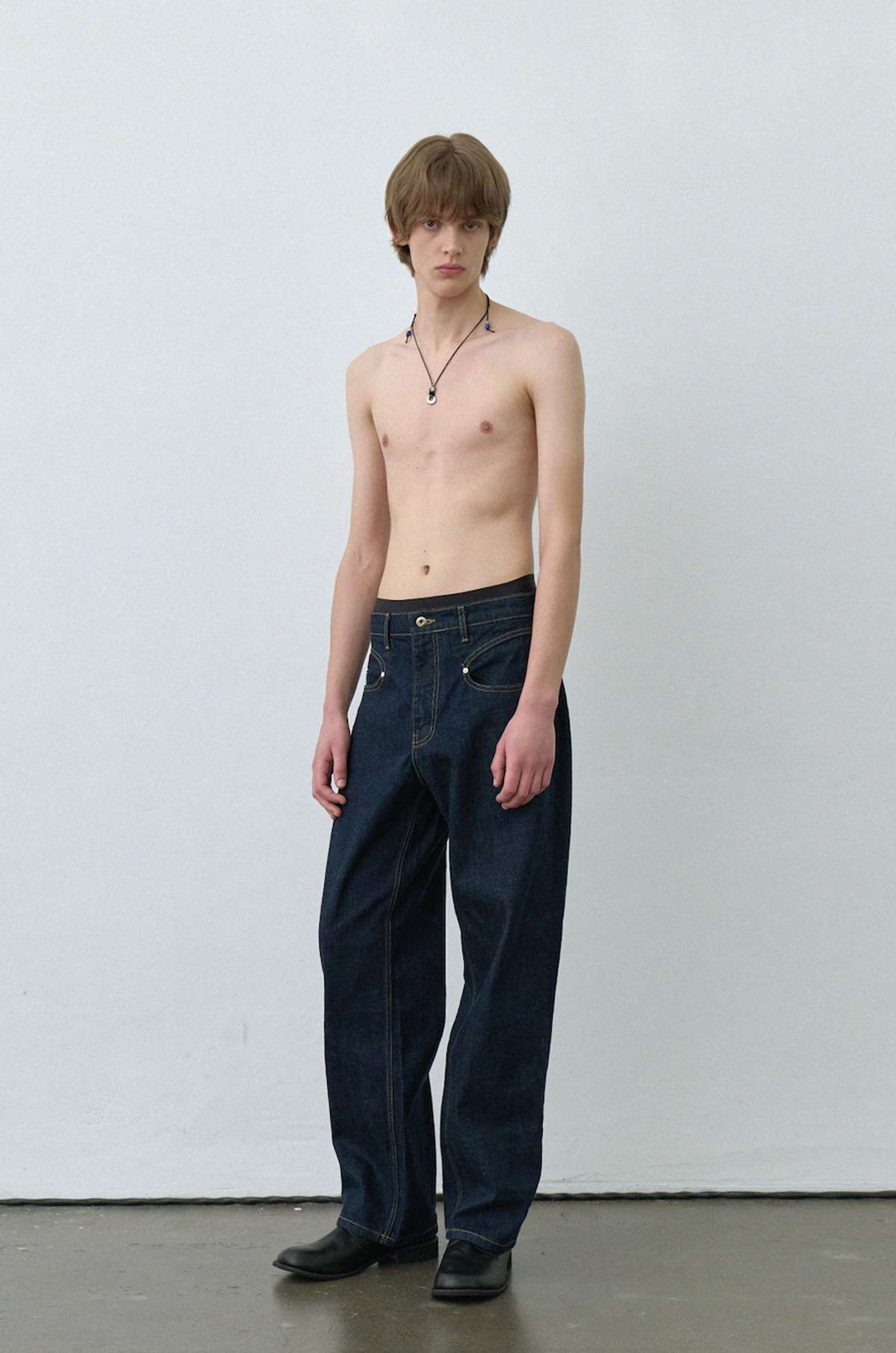 유체 프레타 포르테(YOUCHE PRET A PORTER) AR NEO WASHED DENIM Indigo blue